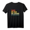 Lustiges Damen T-Shirt mit Spruch: Die Frau Die Legende Der schlechte Einfluss – Perfektes Geschenk für Tanten & Familienmitglieder