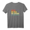 Lustiges Damen T-Shirt mit Spruch: Die Frau Die Legende Der schlechte Einfluss – Perfektes Geschenk für Tanten & Familienmitglieder