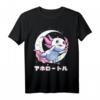 Pastell Goth Axolotl Kawaii Japanische Anime Ästhetik Nu Goth T-Shirt für Anime, Cosplay & Softgrunge Fans