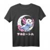 Pastell Goth Axolotl Kawaii Japanische Anime Ästhetik Nu Goth T-Shirt für Anime, Cosplay & Softgrunge Fans