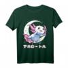 Pastell Goth Axolotl Kawaii Japanische Anime Ästhetik Nu Goth T-Shirt für Anime, Cosplay & Softgrunge Fans