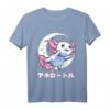 Pastell Goth Axolotl Kawaii Japanische Anime Ästhetik Nu Goth T-Shirt für Anime, Cosplay & Softgrunge Fans