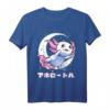 Pastell Goth Axolotl Kawaii Japanische Anime Ästhetik Nu Goth T-Shirt für Anime, Cosplay & Softgrunge Fans