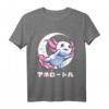 Pastell Goth Axolotl Kawaii Japanische Anime Ästhetik Nu Goth T-Shirt für Anime, Cosplay & Softgrunge Fans