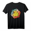 Enten Entchen Gummiente Retro Vintage Motiv Spruch T-Shirt – Perfektes Geschenk für Badeenten-Fans, Teichbesitzer und Entenliebhaber