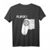 Zocker Couple Gamer Geschenk Partnerlook Player 1 Player 2 T-Shirt – Lustiges Gaming T-Shirt für Paare, Weihnachten & Geburtstag