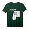 Zocker Couple Gamer Geschenk Partnerlook Player 1 Player 2 T-Shirt – Lustiges Gaming T-Shirt für Paare, Weihnachten & Geburtstag