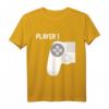 Zocker Couple Gamer Geschenk Partnerlook Player 1 Player 2 T-Shirt – Lustiges Gaming T-Shirt für Paare, Weihnachten & Geburtstag