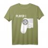 Zocker Couple Gamer Geschenk Partnerlook Player 1 Player 2 T-Shirt – Lustiges Gaming T-Shirt für Paare, Weihnachten & Geburtstag