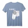 Zocker Couple Gamer Geschenk Partnerlook Player 1 Player 2 T-Shirt – Lustiges Gaming T-Shirt für Paare, Weihnachten & Geburtstag