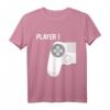 Zocker Couple Gamer Geschenk Partnerlook Player 1 Player 2 T-Shirt – Lustiges Gaming T-Shirt für Paare, Weihnachten & Geburtstag