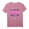 Ich bin eine Moma Mama & Oma die beides Rockt Geschenk T-Shirt – Perfekt für Muttertag & Geburtstagsüberraschung für Mütter und Großmütter