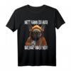 Französische Bulldogge 'Nett Kann Ich Auch' - Witziges Frenchie T-Shirt für Hundeliebhaber und Humorvolle Hundehalter
