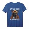 Französische Bulldogge 'Nett Kann Ich Auch' - Witziges Frenchie T-Shirt für Hundeliebhaber und Humorvolle Hundehalter