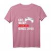 Geburtstag Geschenk für Zocker - Lustiges 'Eat Sleep Zocken' T-Shirt für Gamer, PC & Konsolen Freaks, perfekt für Jungen, Mädchen, Männer & Frauen