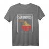 Send Noods Wortspiel T-Shirt – Lustiges Japanisches Ramen Design für Nudel-Liebhaber, Perfektes Geschenk zu Weihnachten & Geburtstag