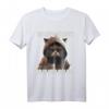 Witziges Katze T-Shirt mit Spruch 'Der Kaffee ist kaputt ich bin immer noch müde' – Perfekt für Kaffeeliebhaber und Katzenfreunde