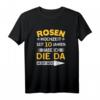 10. Hochzeitstag Rosenhochzeit T-Shirt für Ehemann – Jubiläums Geschenk für 10 Jahre Ehe, Liebe & Familienfeier