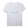 Damen Heartbeat Zahn Zähne Zahnarzthelferin Cooles Zahnarzt T-Shirt mit V-Ausschnitt – Trendiges Geschenk für Zahnärzte & Helferinnen