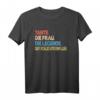 Lustiges Tante T-Shirt mit Spruch - Die Legende Der schlechte Einfluss für Familienmitglieder, lustiges Geschenk für Tante
