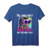 90er Jahre Outfit Damen & Herren Party T-Shirt mit Katze - Lustiges Motiv für Mottopartys & Nostalgie-Look