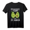 35 Jahre verheiratet T-Shirt mit Avocado Motiv - Perfektes Geschenk zum 35. Hochzeitstag & Jubiläum