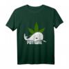Pottwal Cannabisblatt Joint Shirt – Lustiges Kiffer T-Shirt für Marihuana-Fans, 420, Legalisierung & Geschenkidee