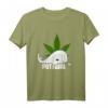 Pottwal Cannabisblatt Joint Shirt – Lustiges Kiffer T-Shirt für Marihuana-Fans, 420, Legalisierung & Geschenkidee