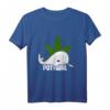 Pottwal Cannabisblatt Joint Shirt – Lustiges Kiffer T-Shirt für Marihuana-Fans, 420, Legalisierung & Geschenkidee