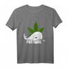 Pottwal Cannabisblatt Joint Shirt – Lustiges Kiffer T-Shirt für Marihuana-Fans, 420, Legalisierung & Geschenkidee