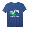 Eat Sleep Zocken Since 2006 Gamer T-Shirt – Lustiges Geschenk für Gaming-Fans zum 15. Geburtstag, Weihnachten oder einfach so