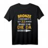 22. Hochzeitstag Bronzehochzeit T-Shirt für Ehemann - 22 Jahre Liebe, Romanze & Familienfeier Geschenk