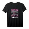 10. Hochzeitstag Rosenhochzeit T-Shirt für Ehefrau - Feier 10 Jahre Liebe, Romanze und Familie
