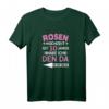 10. Hochzeitstag Rosenhochzeit T-Shirt für Ehefrau - Feier 10 Jahre Liebe, Romanze und Familie