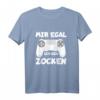 Mir Egal Ich Geh Zocken Controller Zocker Gamer Geschenkidee T-Shirt – Lustiges Gaming T-Shirt für Pro Gamer & Zocker, ideal als Geschenk zu Weihnachten oder Geburtstag