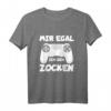 Mir Egal Ich Geh Zocken Controller Zocker Gamer Geschenkidee T-Shirt – Lustiges Gaming T-Shirt für Pro Gamer & Zocker, ideal als Geschenk zu Weihnachten oder Geburtstag