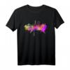 Fürth Skyline T-Shirt Geschenk für Fürther - Heimatstadt, Kunst & Malerei Fan Shirt als Geburtstagsgeschenk