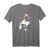Santa Paws Weihnachten Echthaar Puppy T-Shirt - Lustiges, Ironisches Tierdesign für Feiertage, Geburtstage, Junggesellenabschiede & Nachtleben