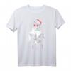 Santa Paws Weihnachten Echthaar Puppy T-Shirt - Lustiges, Ironisches Tierdesign für Feiertage, Geburtstage, Junggesellenabschiede & Nachtleben