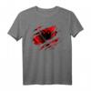 Albanien Flaggen T-Shirt - Klassisch geschnitten mit doppeltem Saum für Albanien-Fans und Reiseliebhaber