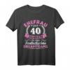 40. Hochzeitstag Ehefrau seit 40 Jahren Rubinhochzeit T-Shirt – Perfektes Jubiläums Geschenk für langjährige Ehepartner