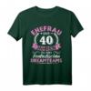 40. Hochzeitstag Ehefrau seit 40 Jahren Rubinhochzeit T-Shirt – Perfektes Jubiläums Geschenk für langjährige Ehepartner