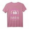 40. Hochzeitstag Ehefrau seit 40 Jahren Rubinhochzeit T-Shirt – Perfektes Jubiläums Geschenk für langjährige Ehepartner