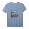 Prag T-Shirt mit Sehenswürdigkeiten - Souvenir & Geschenk für Reisefreunde, Familien & Prag-Liebhaber