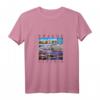 Prag T-Shirt mit Sehenswürdigkeiten - Souvenir & Geschenk für Reisefreunde, Familien & Prag-Liebhaber