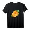 Orange Zitrus Früchte Obst T-Shirt - Realistische Frucht mit Blättern, Perfekt für Obstliebhaber & Fans