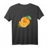 Orange Zitrus Früchte Obst T-Shirt - Realistische Frucht mit Blättern, Perfekt für Obstliebhaber & Fans