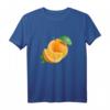 Orange Zitrus Früchte Obst T-Shirt - Realistische Frucht mit Blättern, Perfekt für Obstliebhaber & Fans