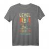 Offiziell Teenager 13. Geburtstag Geschenk Level 13 Unlocked T-Shirt – Lustiges Gaming Outfit für Jungen & Mädchen zum 13. Geburtstag
