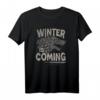 HapKoala Winter is Coming T-Shirt – Offizielles Game of Thrones Westeros Merchandise für Fans